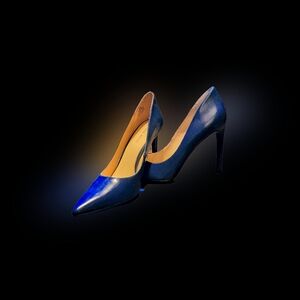 Blue Nine West Pumps size 8 excellent condition